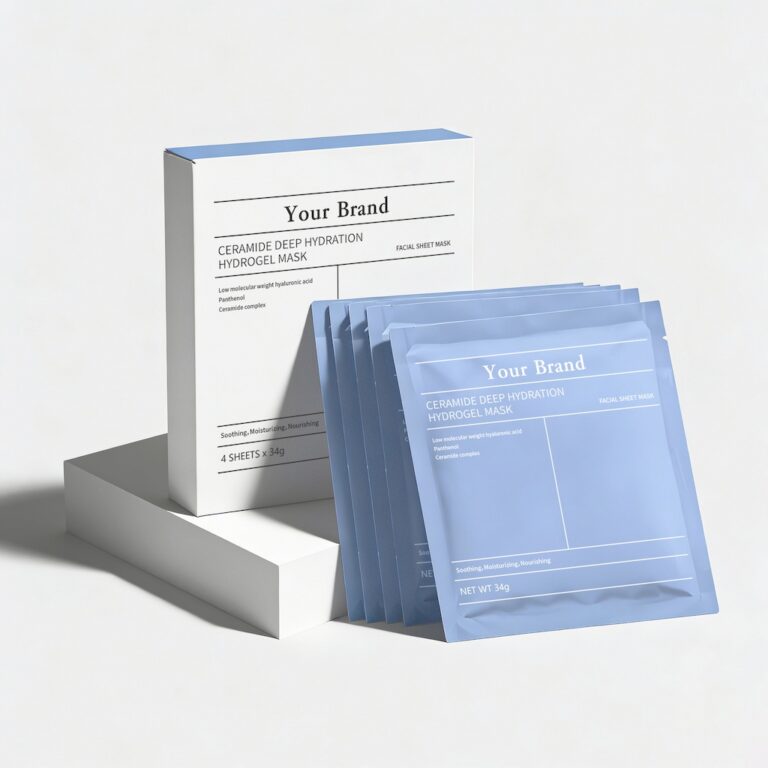 deep hydration hydrogel mask oem packaging presentation
