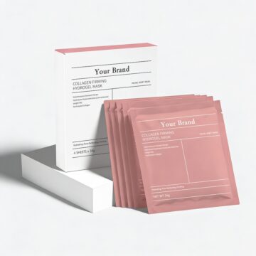 Firming hydrogel mask box set for skin elasticity, OEM and ODM