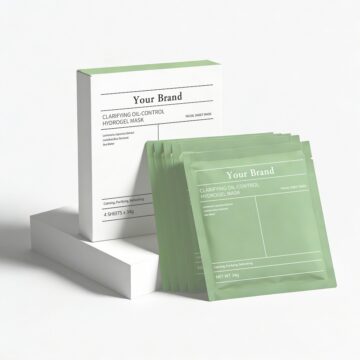 Oil control hydrogel mask outer box