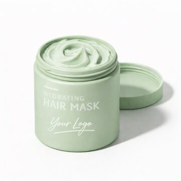 Hydrating hair mask texture