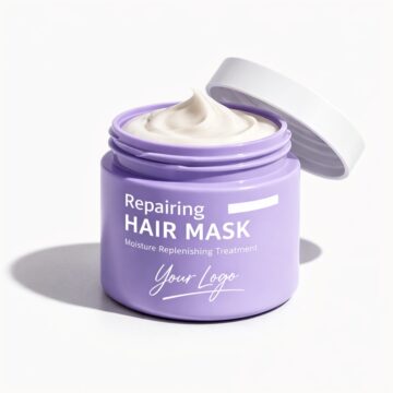 Repairing hair mask texture