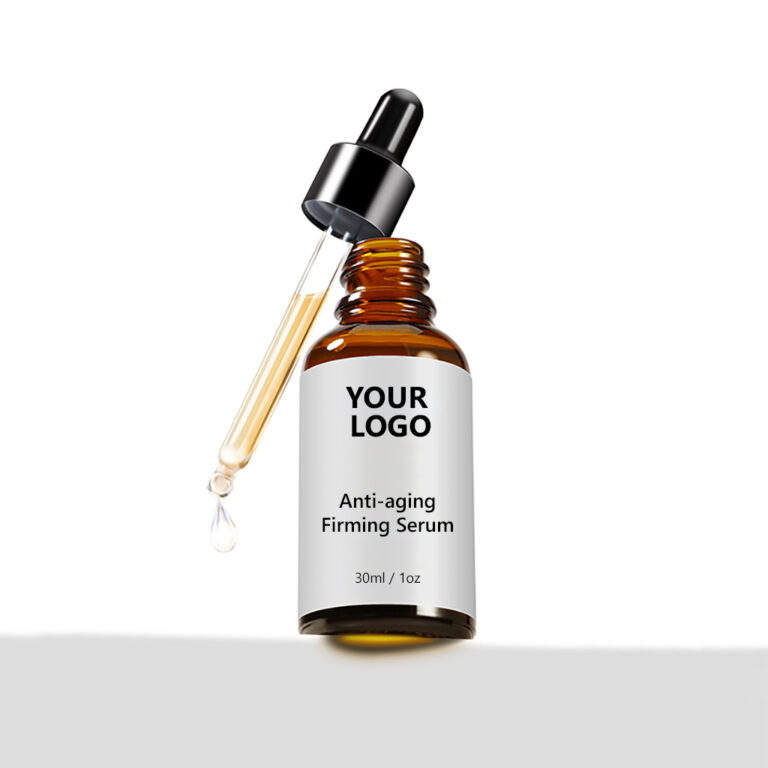 Anti-aging serum dropper bottle packaging