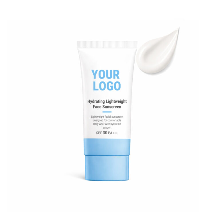 Emballage en tube de crème solaire hydratante pour le visage