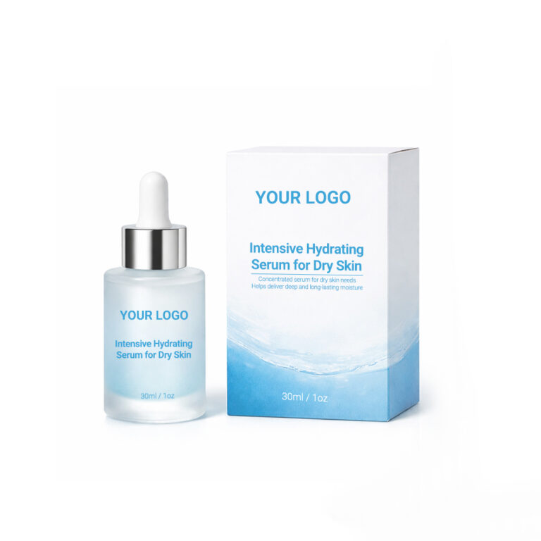 Intensive Hydrating Serum dropper bottle with retail box packaging